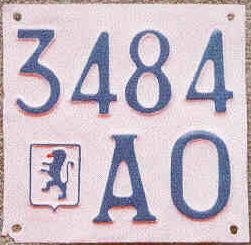 Plate from Aosta